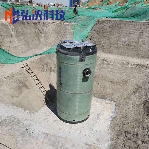 地埋式一体化预制泵站弘泱雨水提升泵站厂家